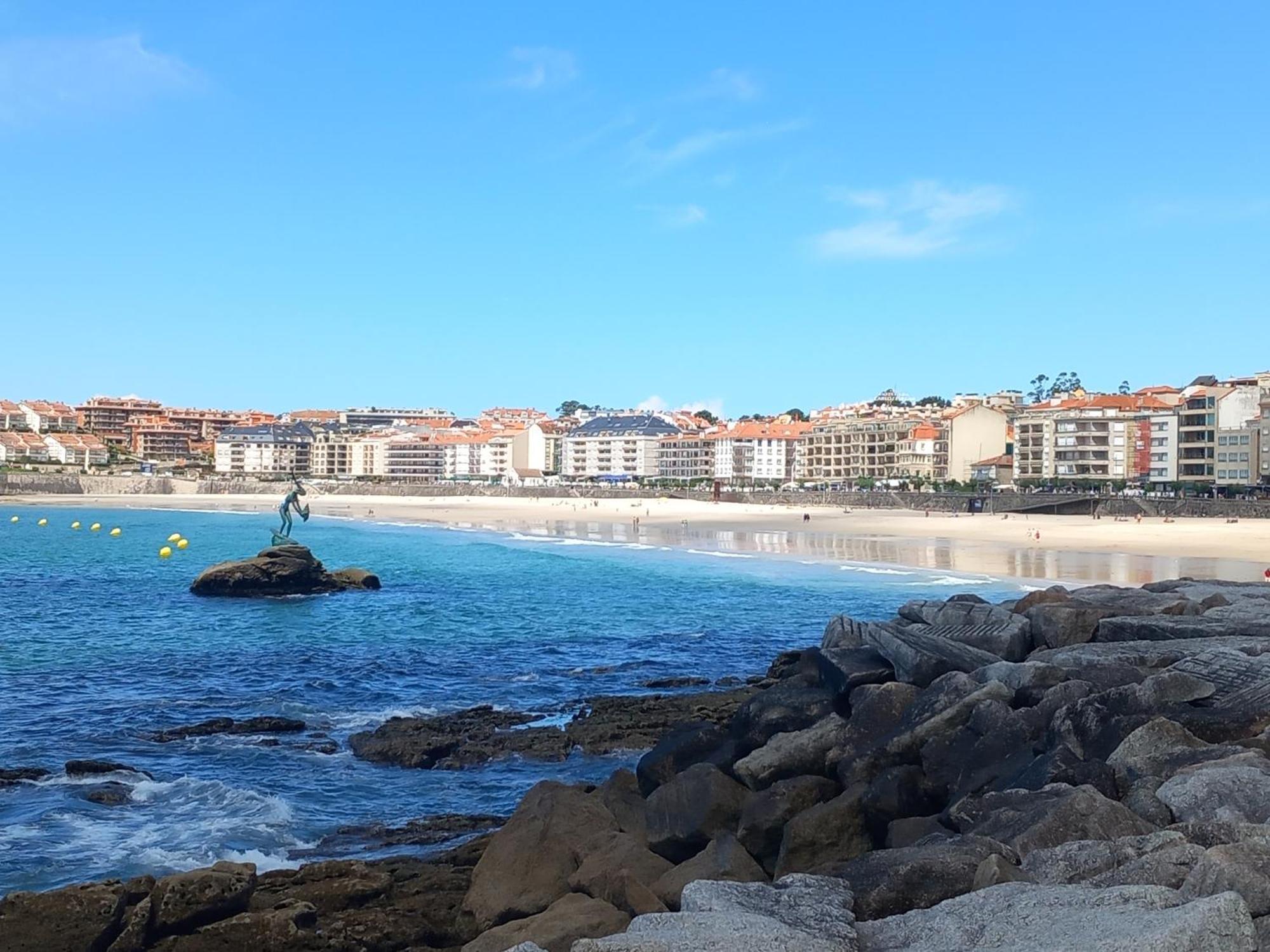 Apartamento Sanxenxo Playa Silgar Exterior foto